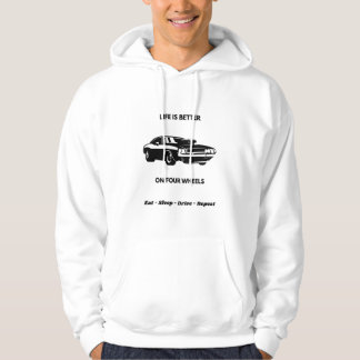 Life Is Better On Four Wheels Hoodie パーカ