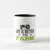 Life is Better On The Farm マグカップ (中央)