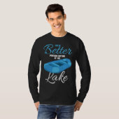 Life Is Better Pontoon Captain At The Lake Tシャツ (正面フル)