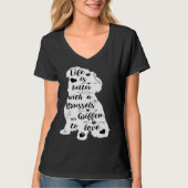 Life Is Better with a Brussels Griffon to Love Tシャツ (正面)