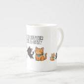Life Is Better With A Cat ボーンチャイナマグカップ (正面右)