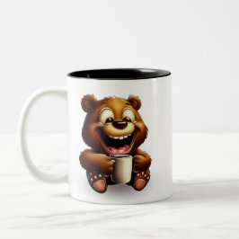 LIFE IS BETTER WITH A COFFEE ツートーンマグカップ