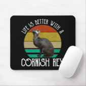 Life Is Better With A Cornish Rex マウスパッド (マウス)