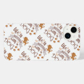 Life is Better With a Dog quote funny chihuahua iPhoneケース (裏面横)