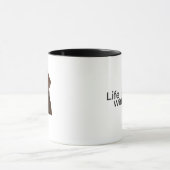 Life Is Better With a Lab Dog Lover Coffee Mug マグカップ (中央)