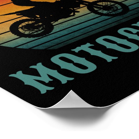 LIFE IS BETTER WITH A MOTOCROSS ポスター (角)