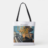 Life is better with a piano - awesome totebag! トートバッグ (裏面)