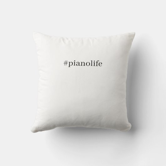 Life is better with a piano - beautiful art! クッション (裏面)