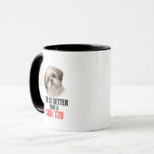 Life is Better with a Shih Tzu Coffee Mug マグカップ (正面左)