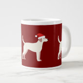 Life Is Better With a Wagging Tail – Cute Dog Mom ジャンボコーヒーマグカップ (正面右)