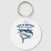 Life Is Better With A Wahoo Funny Salt Water Fishi キーホルダー (正面)