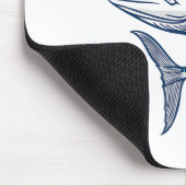 Life Is Better With A Wahoo Funny Salt Water Fishi マウスパッド (コーナー)