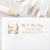 Life is better with Boho Vibes -差出人住所 ラベル (インサイチュ)