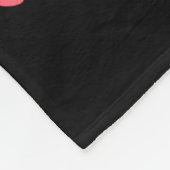 Life Is Better With Cats Cute Cat Lover Valentine' フリースブランケット (角)