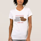 Life is Better with Cats Pink Tシャツ (正面)