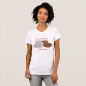 Life is Better with Cats Pink Tシャツ (正面フル)