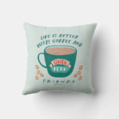 Life is Better with Coffee and FRIENDS™ クッション (裏面)