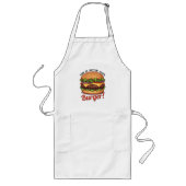 Life Is Better With cooking  Burger Apron ロングエプロン (正面)