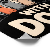 Life Is Better With Dogs ポスター (角)