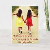 Life Is Better With Friends Card カード (正面)
