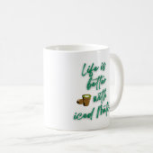 Life is better with iced Matcha Matcha Coffee Mugs コーヒーマグカップ (正面右)