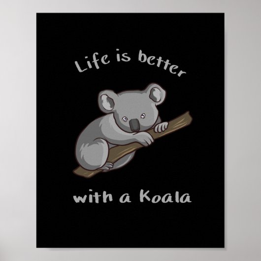 Life Is Better With Koala ポスター (正面)