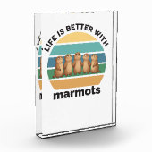 Life is better with marmots フォトブロック (左)