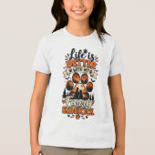 Life Is Better With My Furry Sidekick トライブレンドTシャツ (正面)