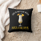 Life Is Better With Pina Coladas クッション (ブランケット)
