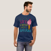 Life Is Better With Sprinkles Sweet Ice Cream Tシャツ (正面フル)