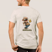 Life Is Brew-tiful Funny Beer Cartoon Tee トライブレンドTシャツ (裏面)
