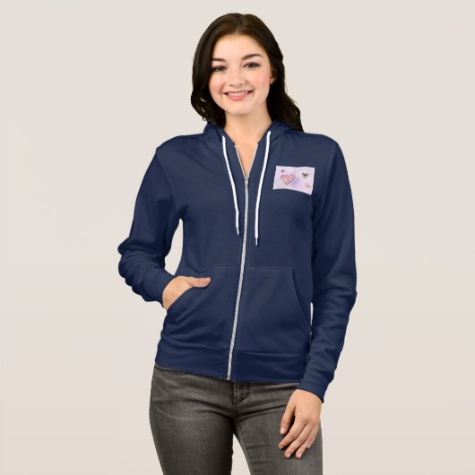 Life is Complicated Zip Up Hoodie パーカ (正面フル)