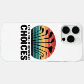 Life Is Full Of Important Choices Golf Player Clas Case-Mate iPhoneケース (裏面 (横))