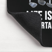 Life Is Full Of Imrtant Choices Golf Christmas マウスパッド (コーナー)