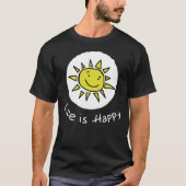 Life Is Happy - Dennis - It&x27;s Always Sunny In  Tシャツ (正面)