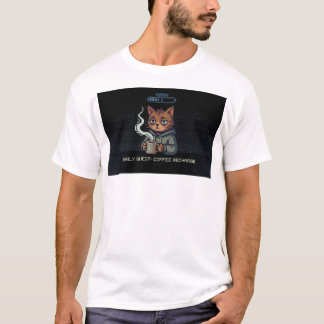 Life Is Hard Mode – Mana Restored ピクセル猫 Tシャツ