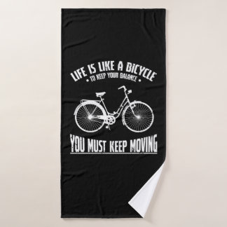 Life is like a Bicycle バスタオル