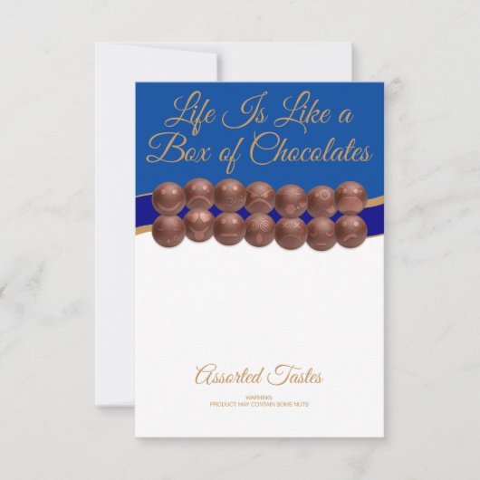 Life Is Like a Box of Chocolates ノートカード (正面)