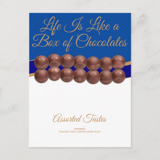 Life Is Like a Box of Chocolates ポストカード (正面)