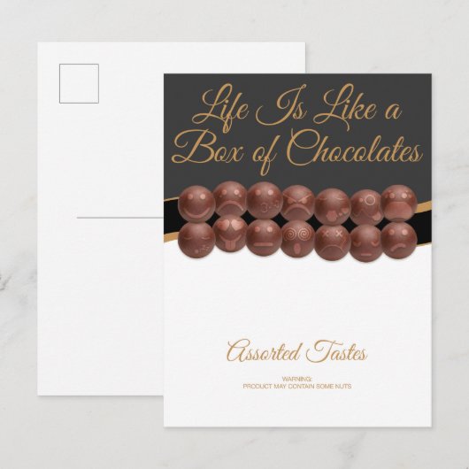 Life Is Like a Box of Chocolates ポストカード (正面/裏面)