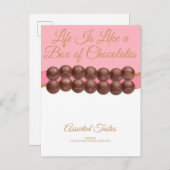 Life Is Like a Box of Chocolates ポストカード (正面/裏面)