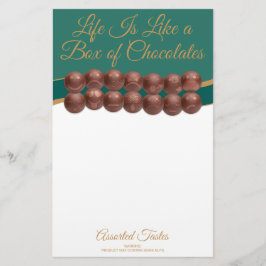 Life Is Like a Box of Chocolates 便箋