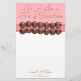 Life Is Like a Box of Chocolates 便箋