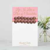 Life Is Like a Box of Chocolates 便箋 (スタンド正面)