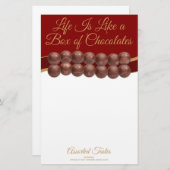 Life Is Like a Box of Chocolates 便箋 (正面/裏面)