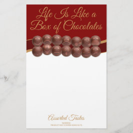 Life Is Like a Box of Chocolates 便箋