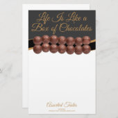 Life Is Like a Box of Chocolates 便箋 (正面/裏面)