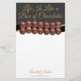 Life Is Like a Box of Chocolates 便箋