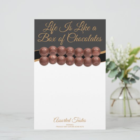 Life Is Like a Box of Chocolates 便箋 (スタンド正面)