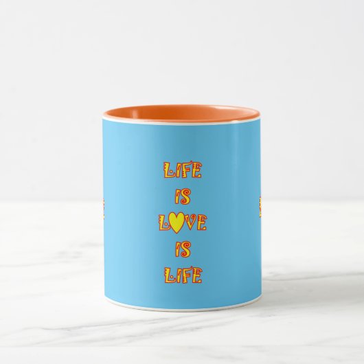 LIFE is LOVE Mag マグカップ (中央)